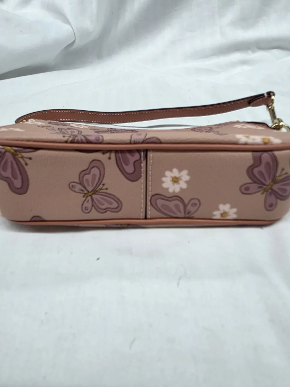 Coach Nolita 19 Pink Butterfly Daisy Mini Purse with Gold Hardware - Picture 10 of 10